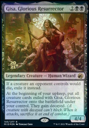 Gisa, Glorious Resurrector [Innistrad: Midnight Hunt Prerelease Promos] | D20 Games