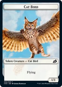 Cat Bird // Human Soldier (004) Double-sided Token [Ikoria: Lair of Behemoths Tokens] | D20 Games