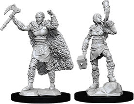 Dungeons & Dragons Nolzur`s Marvelous Unpainted Miniatures: W12 Female Human Barbarian | D20 Games