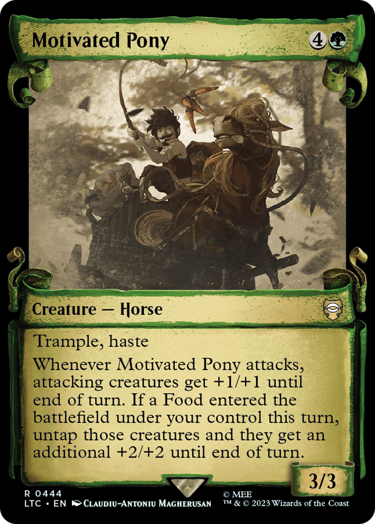 Motivated Pony [The Lord of the Rings: Tales of Middle-Earth Commander Showcase Scrolls] | D20 Games