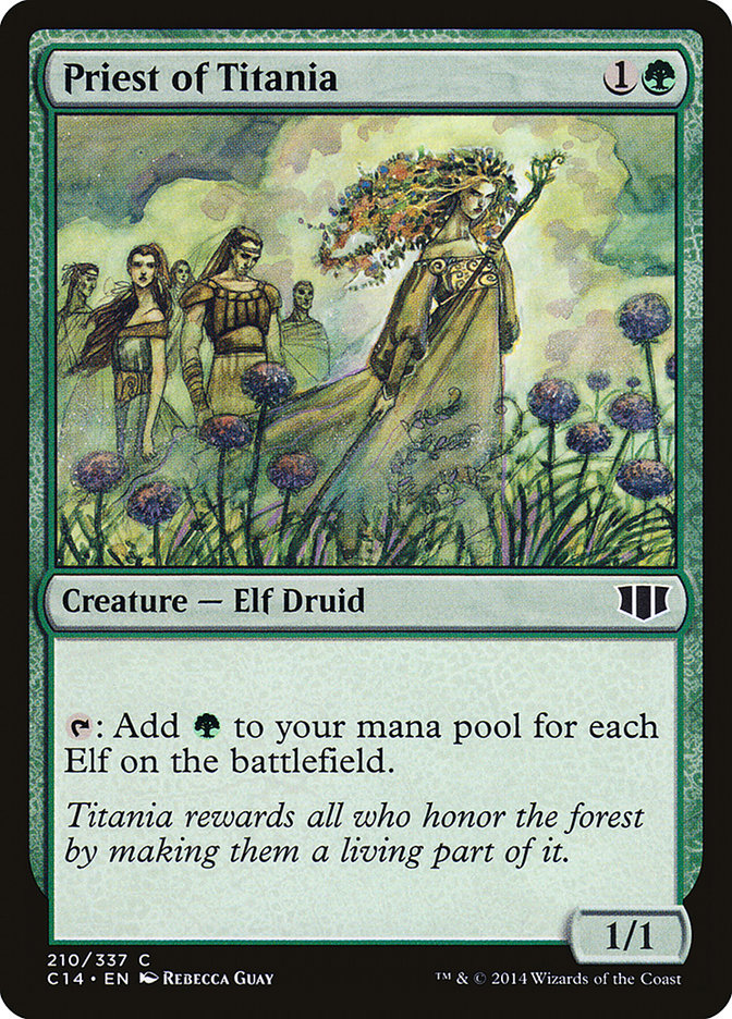 Priest of Titania [Commander 2014] | D20 Games