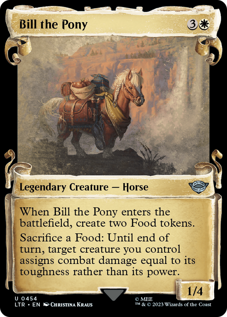 Bill the Pony [The Lord of the Rings: Tales of Middle-Earth Showcase Scrolls] | D20 Games