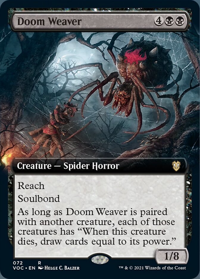 Doom Weaver (Extended) [Innistrad: Crimson Vow Commander] | D20 Games