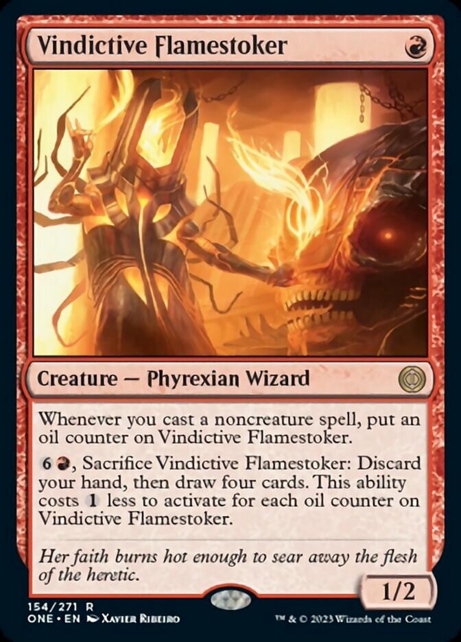 Vindictive Flamestoker [Phyrexia: All Will Be One] | D20 Games