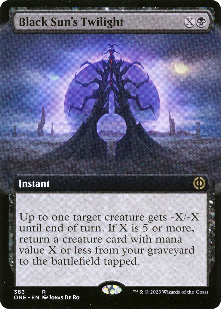 Black Sun's Twilight (Extended Art) [Phyrexia: All Will Be One] | D20 Games