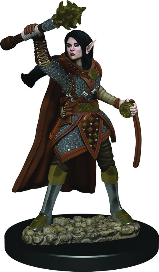 Dungeons & Dragons Fantasy Miniatures: Icons of the Realms Premium Figures Elf Female Cleric | D20 Games