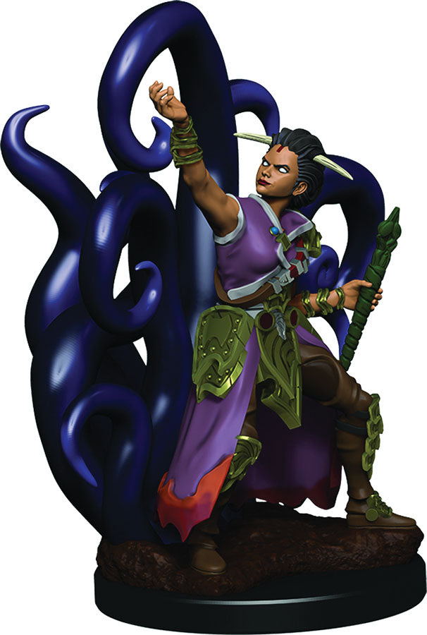 Dungeons & Dragons Fantasy Miniatures: Icons of the Realms Premium Figures W3 Human Female Warlock | D20 Games