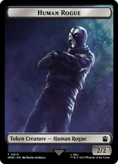 Human Rogue // Beast Double-Sided Token [Doctor Who Tokens] | D20 Games