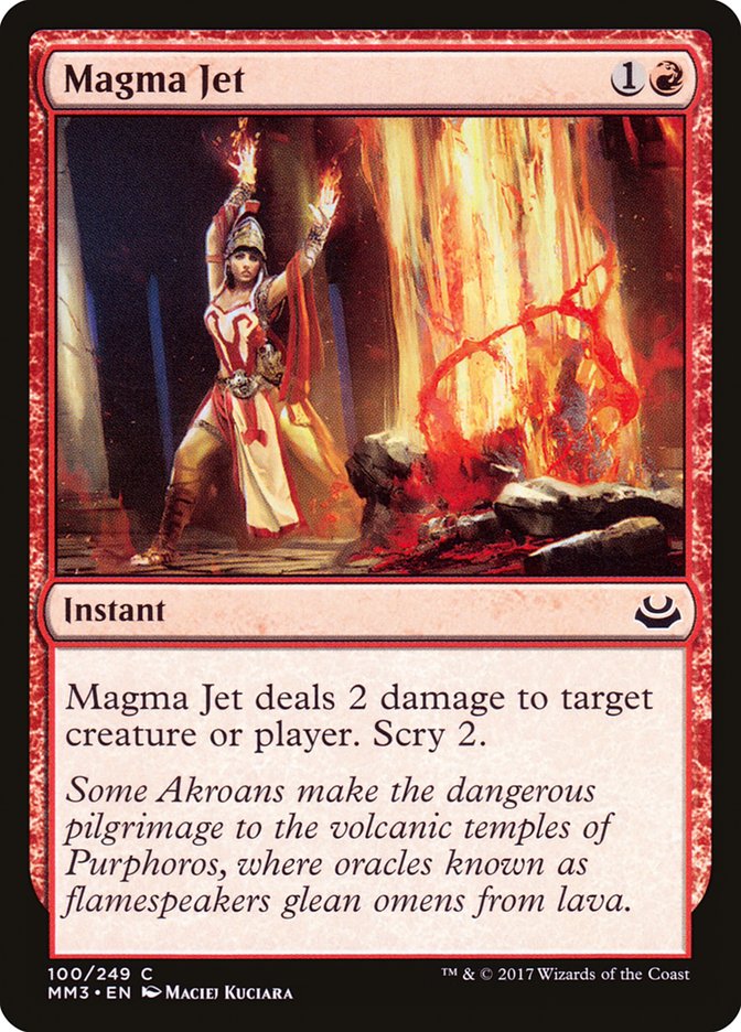 Magma Jet [Modern Masters 2017] | D20 Games