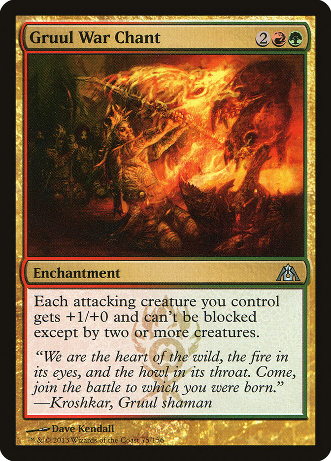 Gruul War Chant [Dragon's Maze] | D20 Games