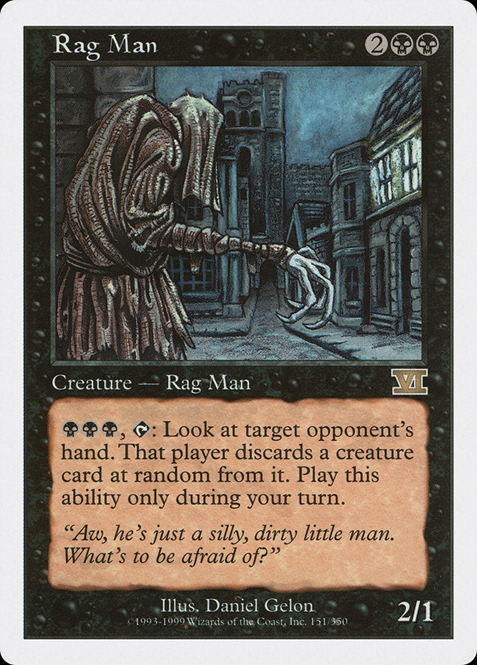 Rag Man [Classic Sixth Edition] | D20 Games