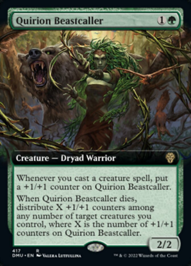 Quirion Beastcaller (Extended Art) [Dominaria United] | D20 Games