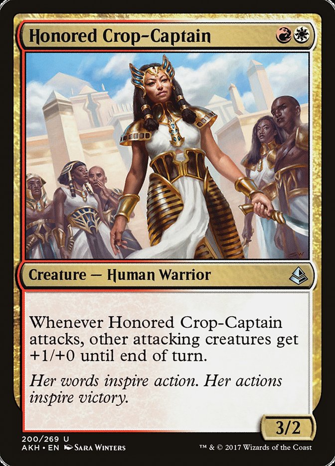 Honored Crop-Captain [Amonkhet] | D20 Games