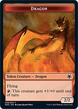 Dragon // Elf Warrior Double-Sided Token [Game Night: Free-for-All Tokens] | D20 Games