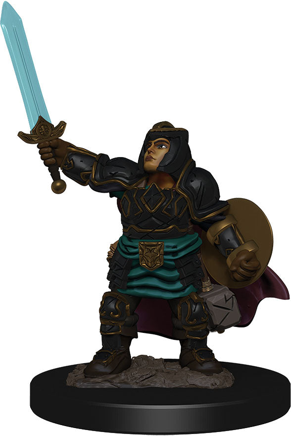 Dungeons & Dragons Fantasy Miniatures: Icons of the Realms Premium Figures W4 Dwarf Paladin Female | D20 Games