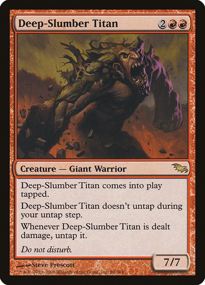 Deep-Slumber Titan [Shadowmoor] | D20 Games