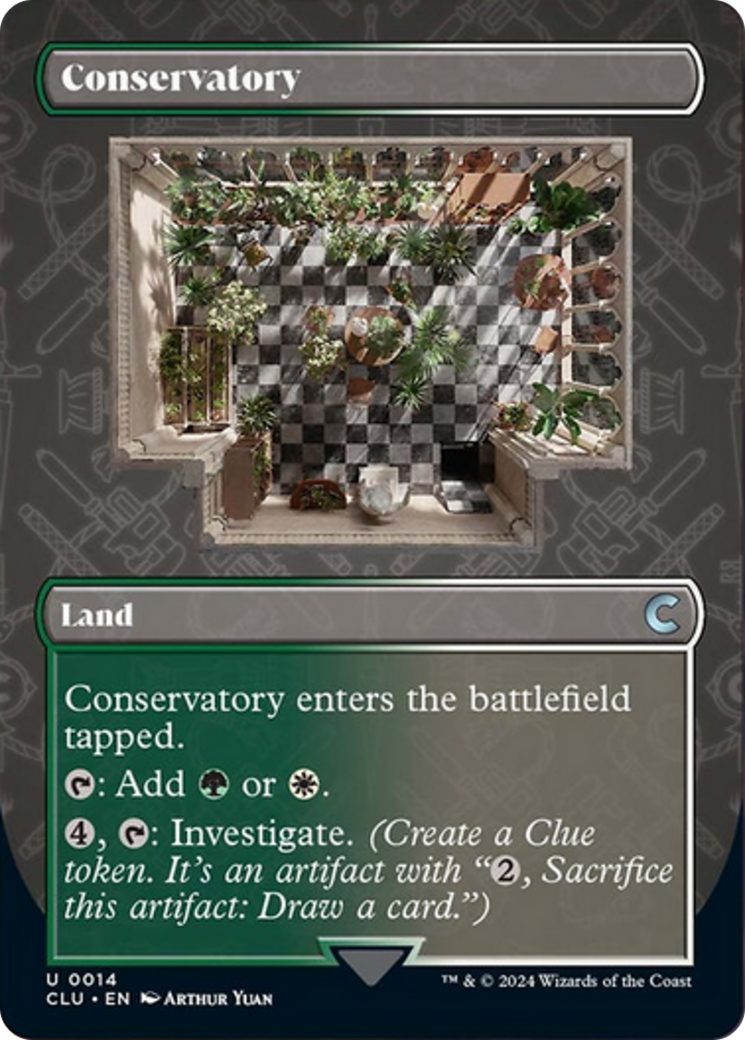 Conservatory (Borderless) [Ravnica: Clue Edition] | D20 Games