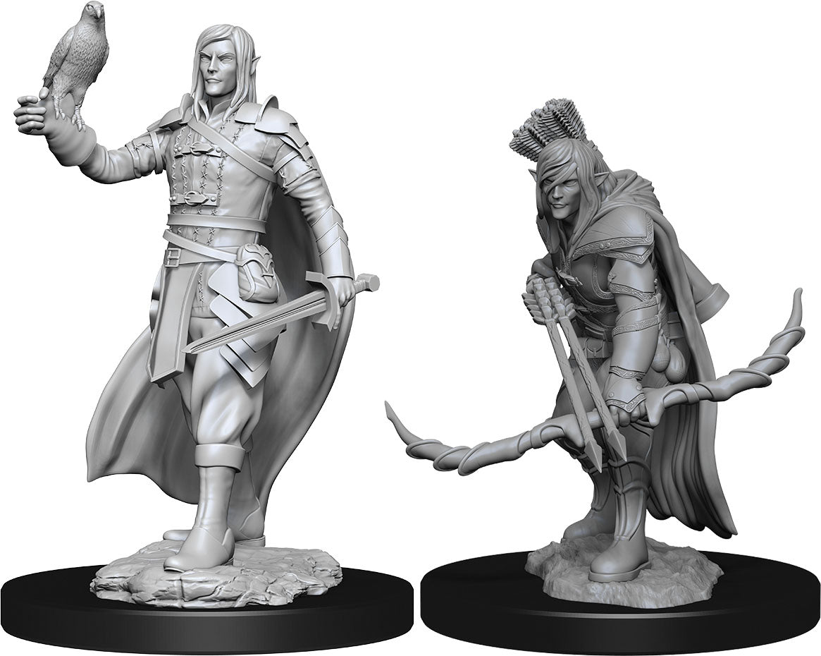 Dungeons & Dragons Nolzur`s Marvelous Unpainted Miniatures: W13 Elf Ranger Male | D20 Games