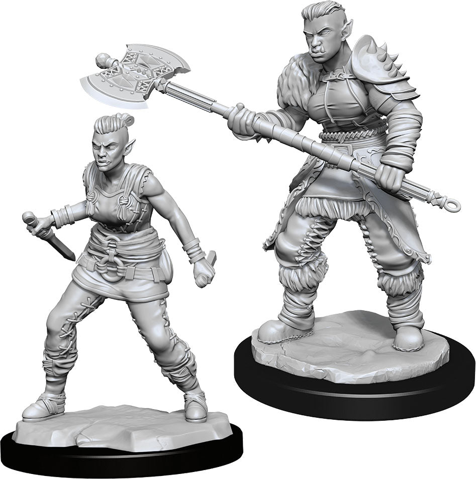 Dungeons & Dragons Nolzur`s Marvelous Unpainted Miniatures: W13 Orc Barbarian Female | D20 Games