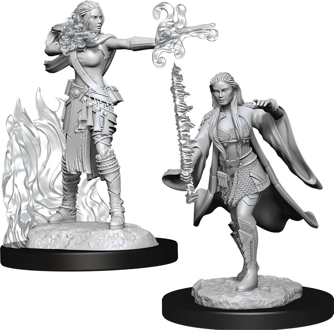 Dungeons & Dragons Nolzur`s Marvelous Unpainted Miniatures: W13 Multiclass Warlock + Sorcerer Female | D20 Games