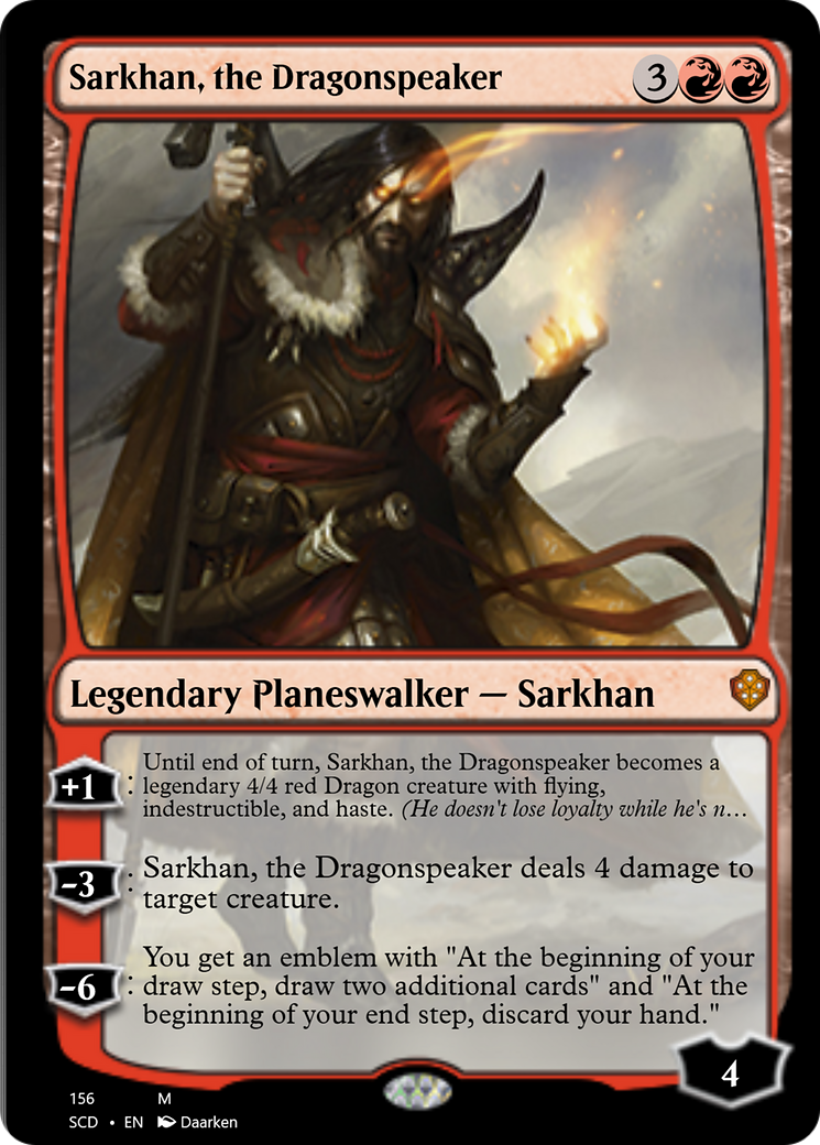 Sarkhan, the Dragonspeaker [Starter Commander Decks] | D20 Games