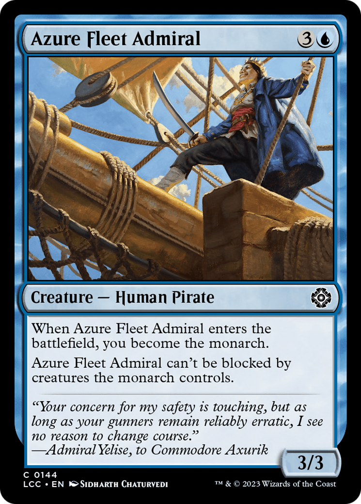 Azure Fleet Admiral [The Lost Caverns of Ixalan Commander] | D20 Games