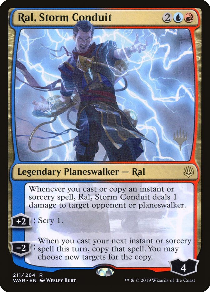 Ral, Storm Conduit (Promo Pack) [War of the Spark Promos] | D20 Games