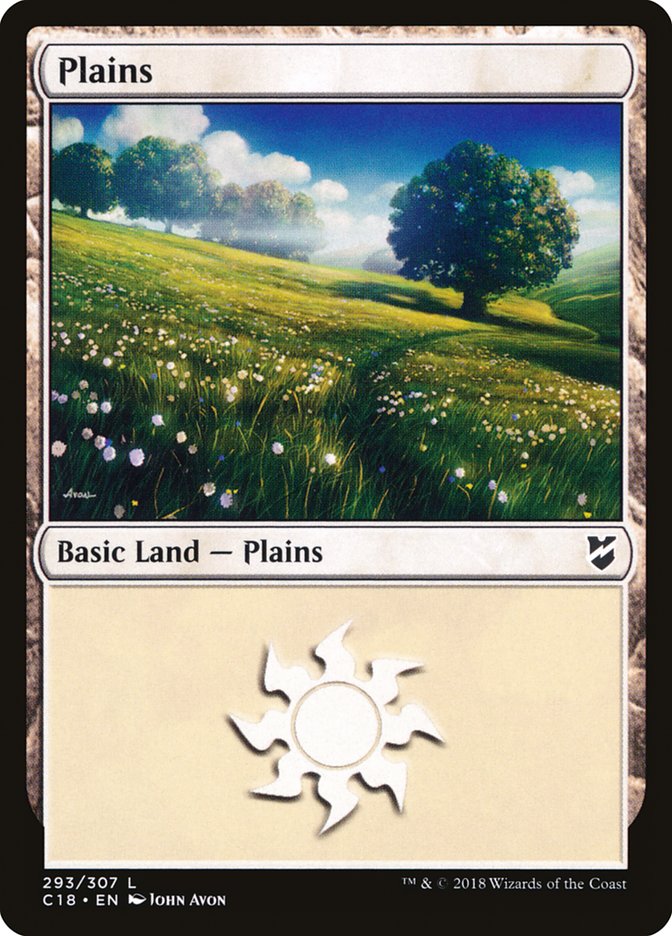 Plains (293) [Commander 2018] | D20 Games