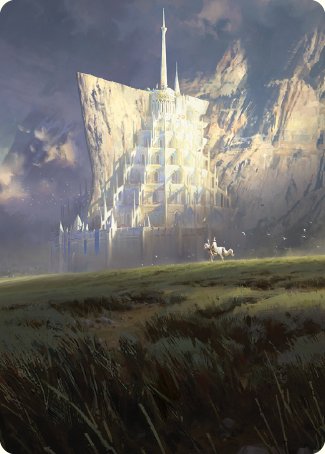 Minas Tirith Art Card [The Lord of the Rings: Tales of Middle-earth Art Series] | D20 Games