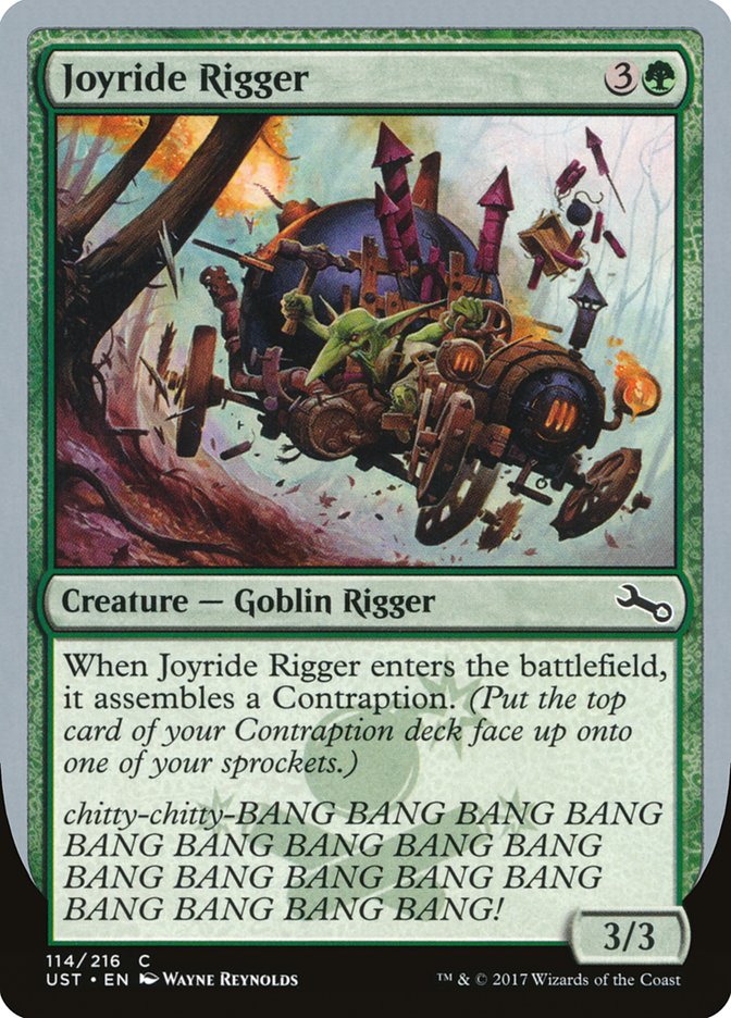 Joyride Rigger [Unstable] | D20 Games