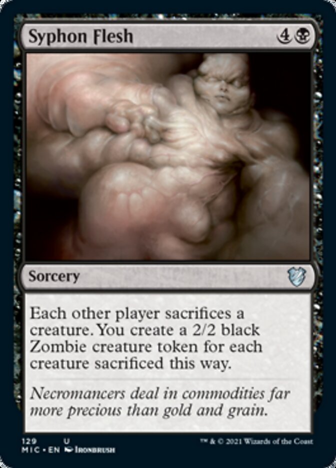 Syphon Flesh [Innistrad: Midnight Hunt Commander] | D20 Games