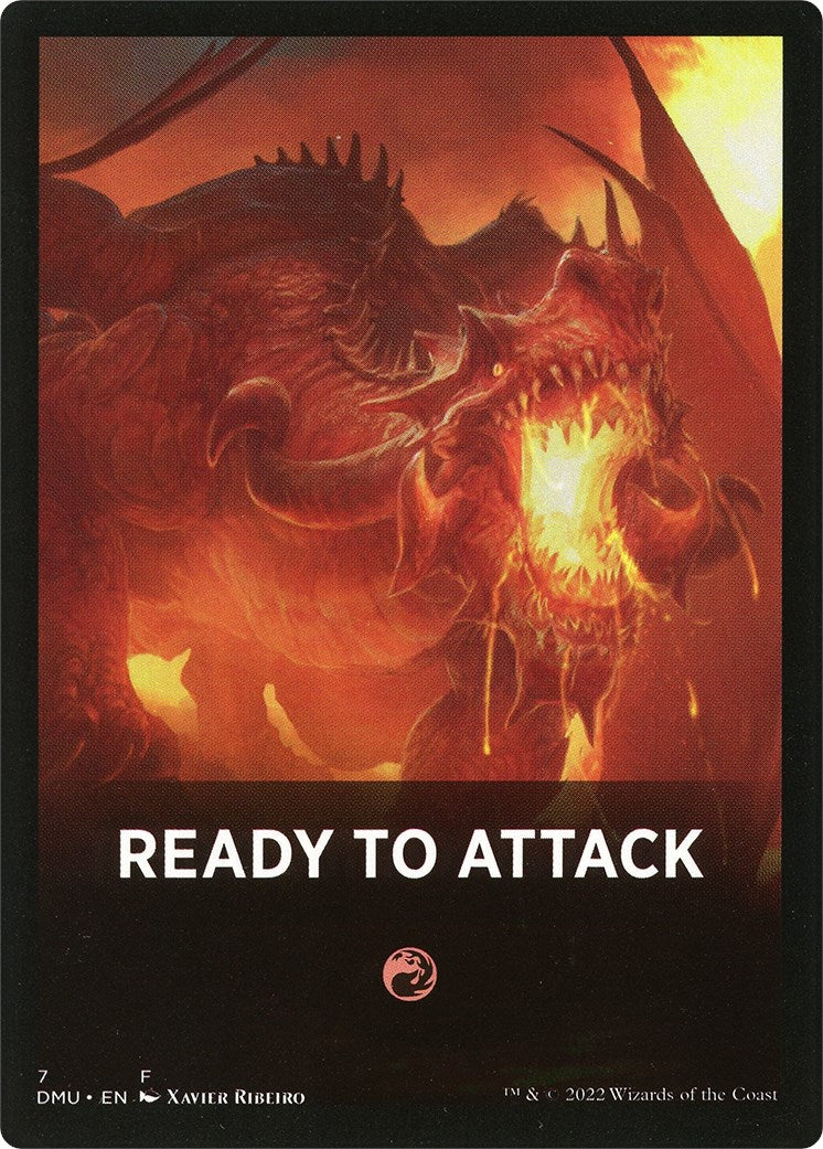 Ready to Attack Theme Card [Dominaria United Tokens] | D20 Games