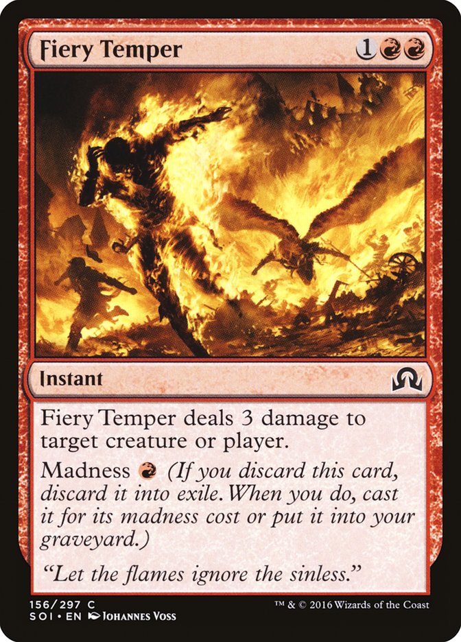 Fiery Temper [Shadows over Innistrad] | D20 Games