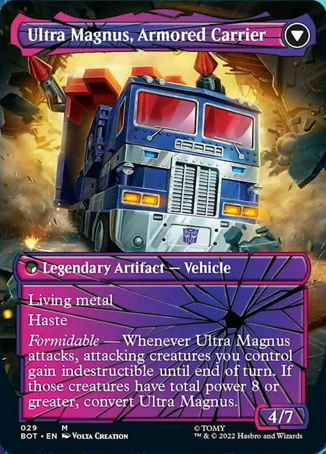 Ultra Magnus, Tactician // Ultra Magnus, Armored Carrier (Shattered Glass) [Universes Beyond: Transformers] | D20 Games