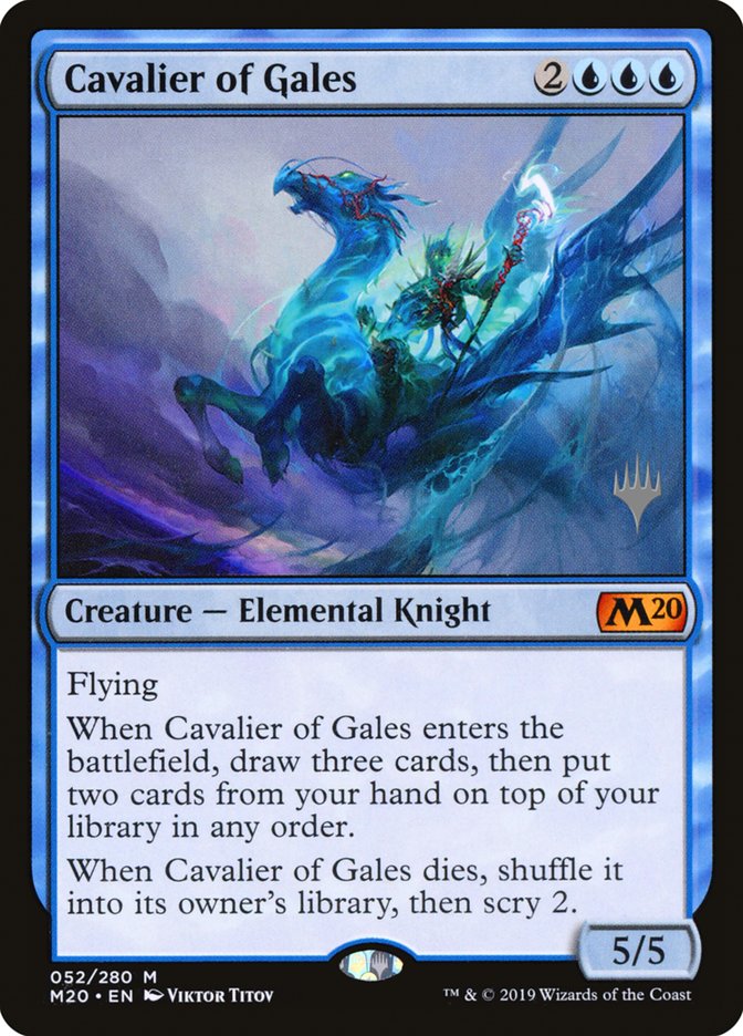 Cavalier of Gales (Promo Pack) [Core Set 2020 Promos] | D20 Games