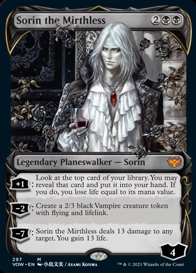 Sorin the Mirthless (Showcase Fang Frame) [Innistrad: Crimson Vow] | D20 Games