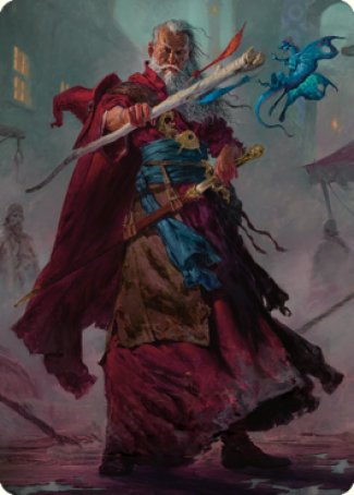 Elminster Art Card (64) [Commander Legends: Battle for Baldur's Gate Art Series] | D20 Games