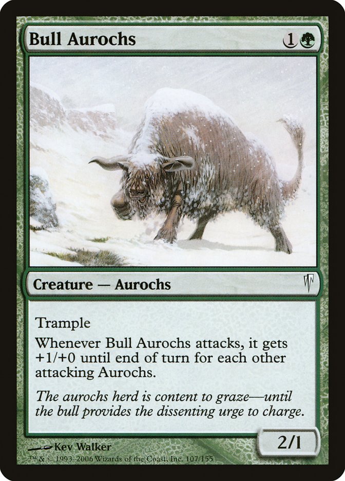 Bull Aurochs [Coldsnap] | D20 Games