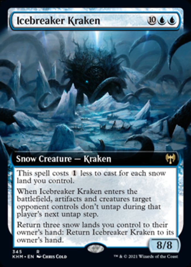 Icebreaker Kraken (Extended Art) [Kaldheim] | D20 Games