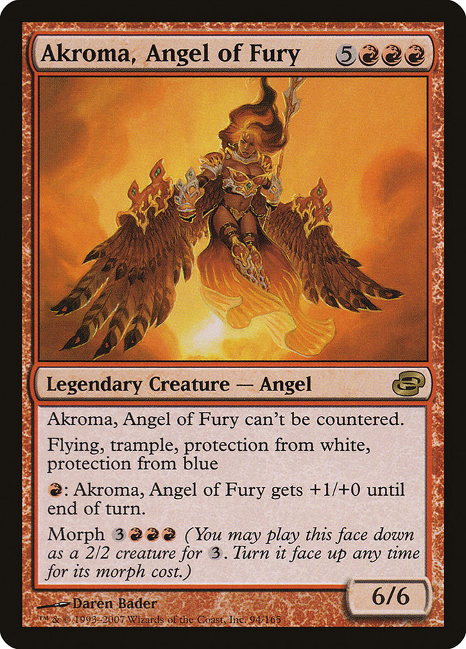 Akroma, Angel of Fury [Planar Chaos] | D20 Games