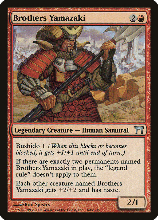 Brothers Yamazaki (160b/306) [Champions of Kamigawa] | D20 Games