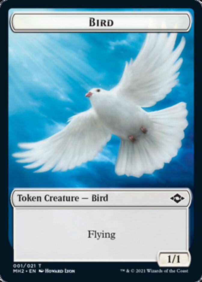 Bird Token // Clue Token (15) [Modern Horizons 2 Tokens] | D20 Games