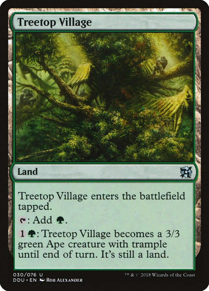 Treetop Village [Duel Decks: Elves vs. Inventors] | D20 Games