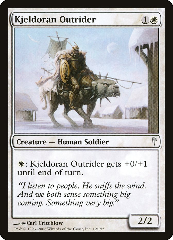 Kjeldoran Outrider [Coldsnap] | D20 Games