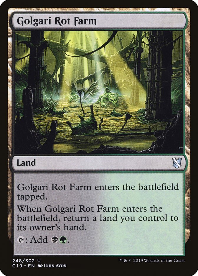 Golgari Rot Farm [Commander 2019] | D20 Games