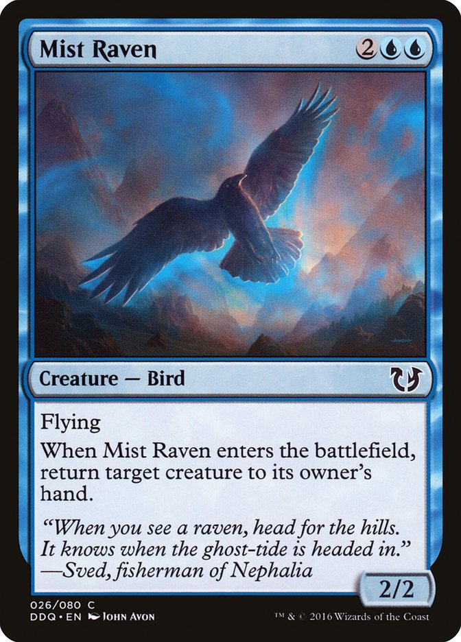 Mist Raven [Duel Decks: Blessed vs. Cursed] | D20 Games