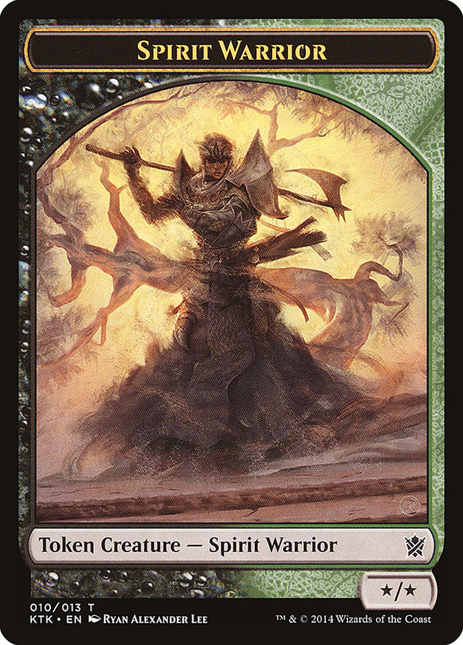Spirit Warrior [Khans of Tarkir Tokens] | D20 Games