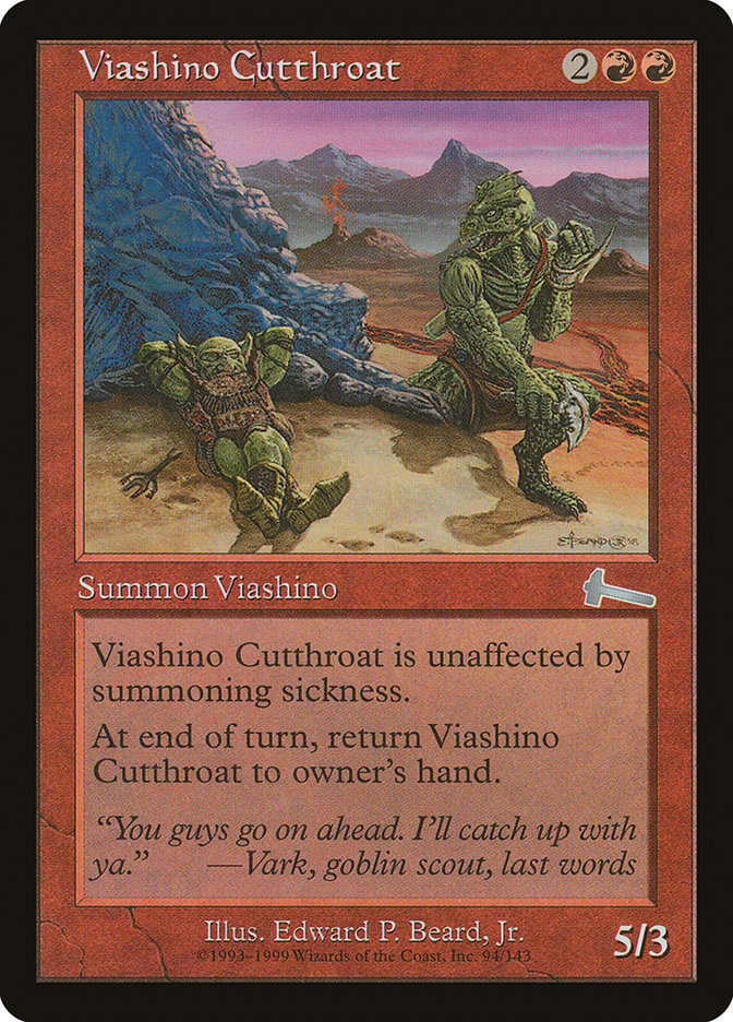 Viashino Cutthroat [Urza's Legacy] | D20 Games