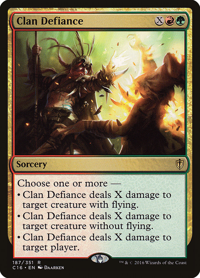 Clan Defiance [Commander 2016] | D20 Games