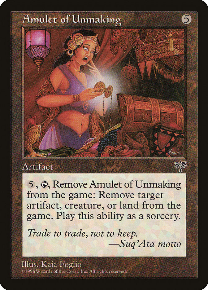 Amulet of Unmaking [Mirage] | D20 Games
